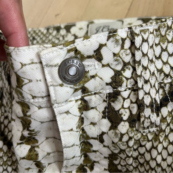 J. Crew Snake Patterned Pants Women Size 28 - Picture 4 of 10
